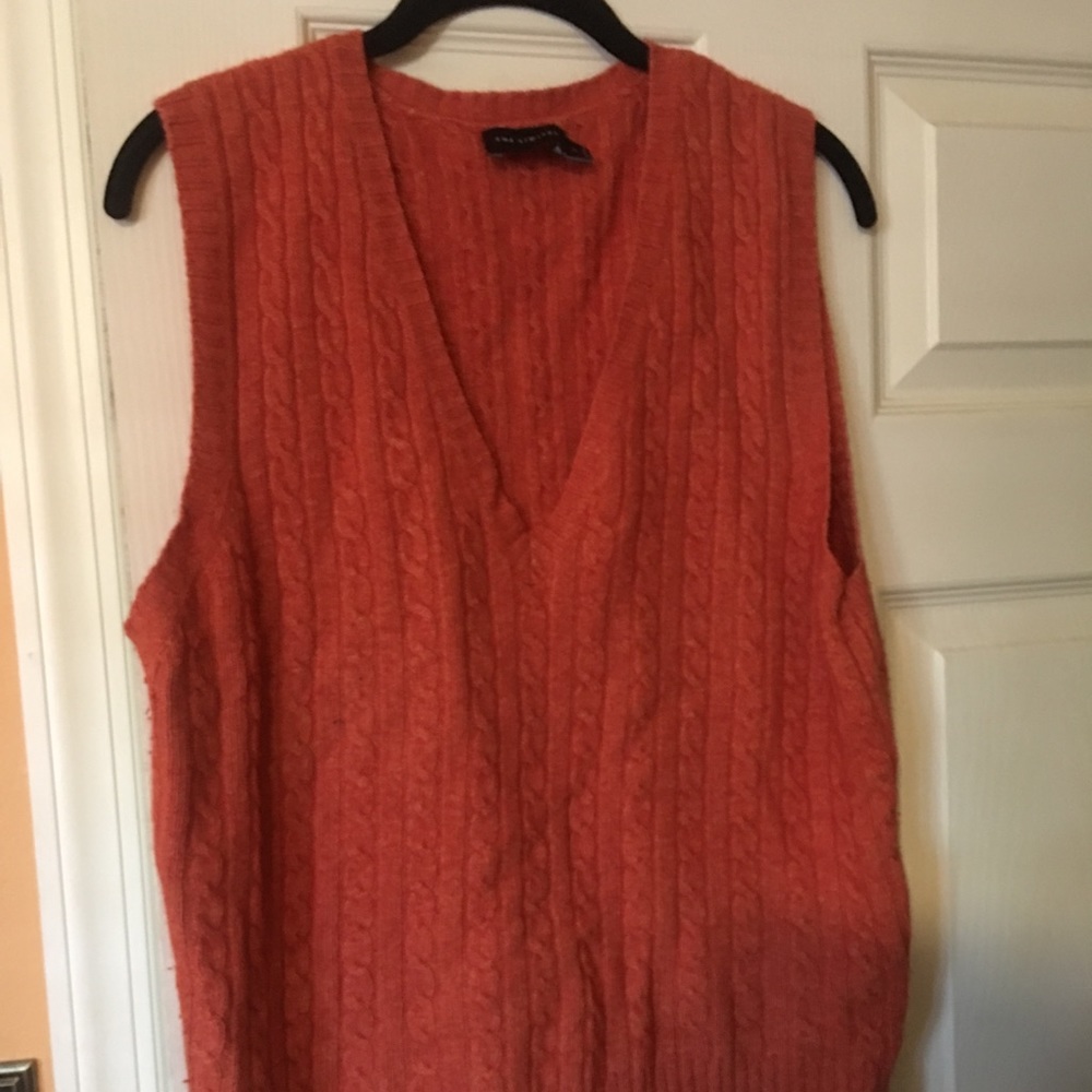 The Limited v neck cable vest